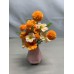 ViaCassandra Elegant Pink Glass Vase – Decorative Centerpiece for Flowers and Home Decor