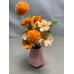 ViaCassandra Elegant Pink Glass Vase – Decorative Centerpiece for Flowers and Home Decor