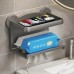 ViaCassandra Wall-Mounted Toilet Paper Holder with Storage Rack – Stylish Bathroom Organizer